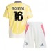 Maillot de foot Juventus Weston McKennie #16 Extérieur vêtements enfant 2024-25 Manches Courtes (+ pantalon court)